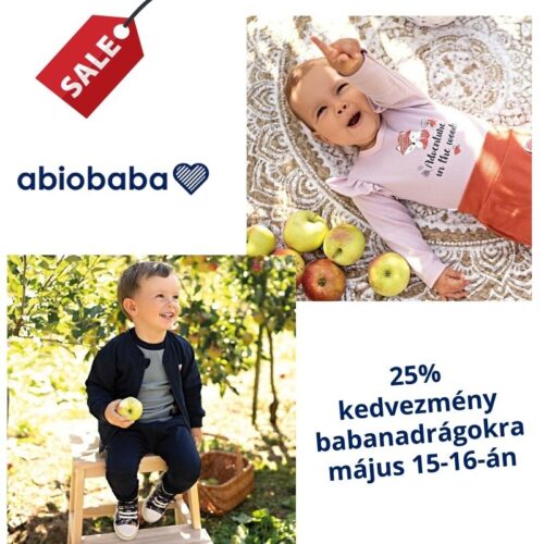 Példa Instagram bejegyzés: babanadrág akció.